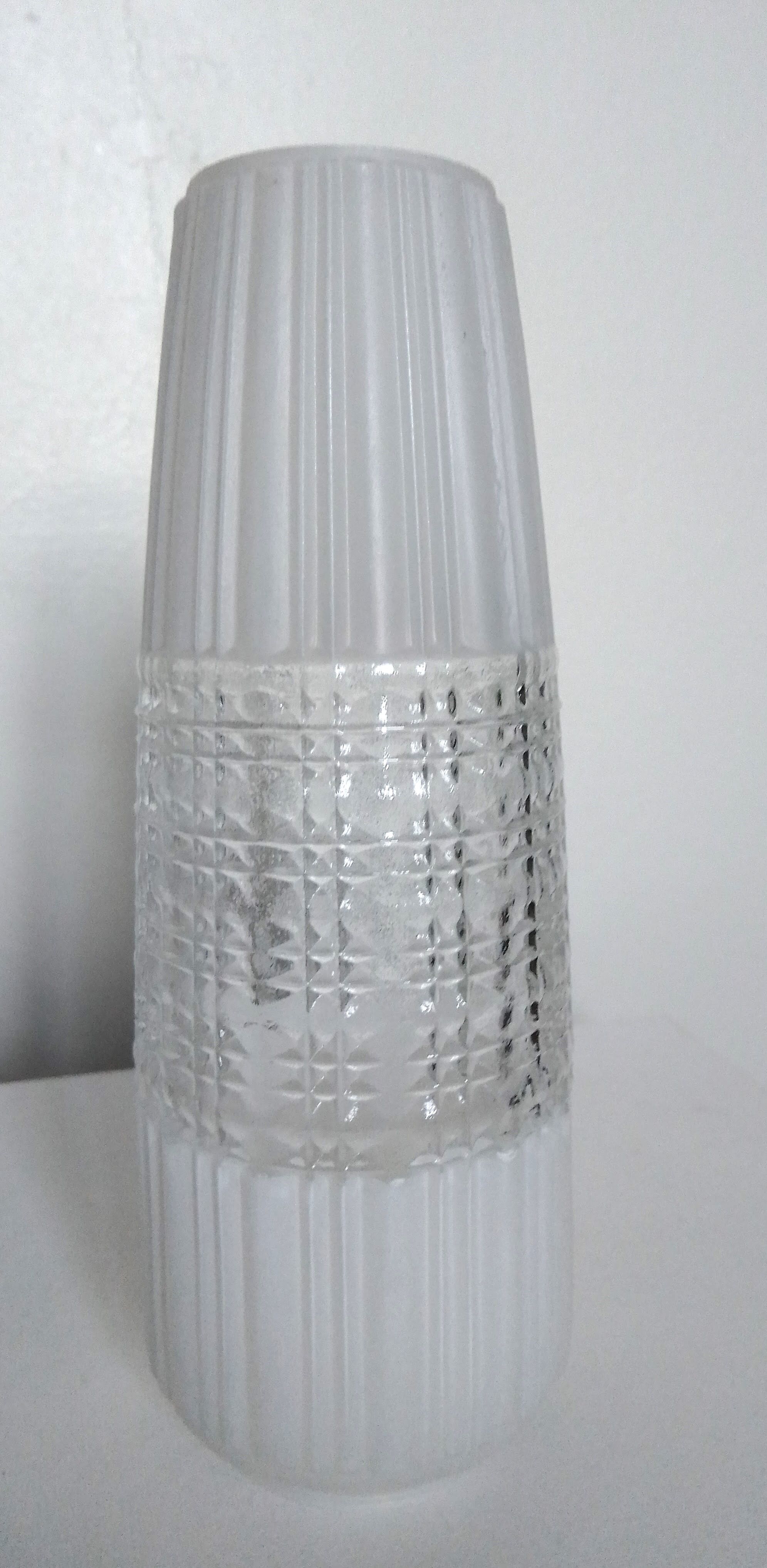 Lot de deux verres de lampe