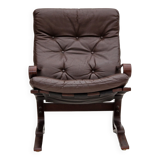 1970s, Norwegian design, Lounge chair model "Kengu" by Erde and Nordahl Solheim for Rybo Rykken