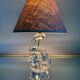 Small Schneider crystal lamp from the 50s