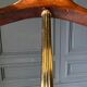 Valet de nuit travail français pieds griffes 1960 brass and wood