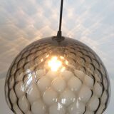 Chiseled glass hanging lamp
