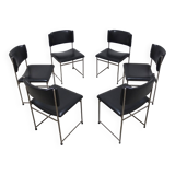 Set of 6 'SM08' dining chairs by Cees Braakman for Pastoe, 1960s