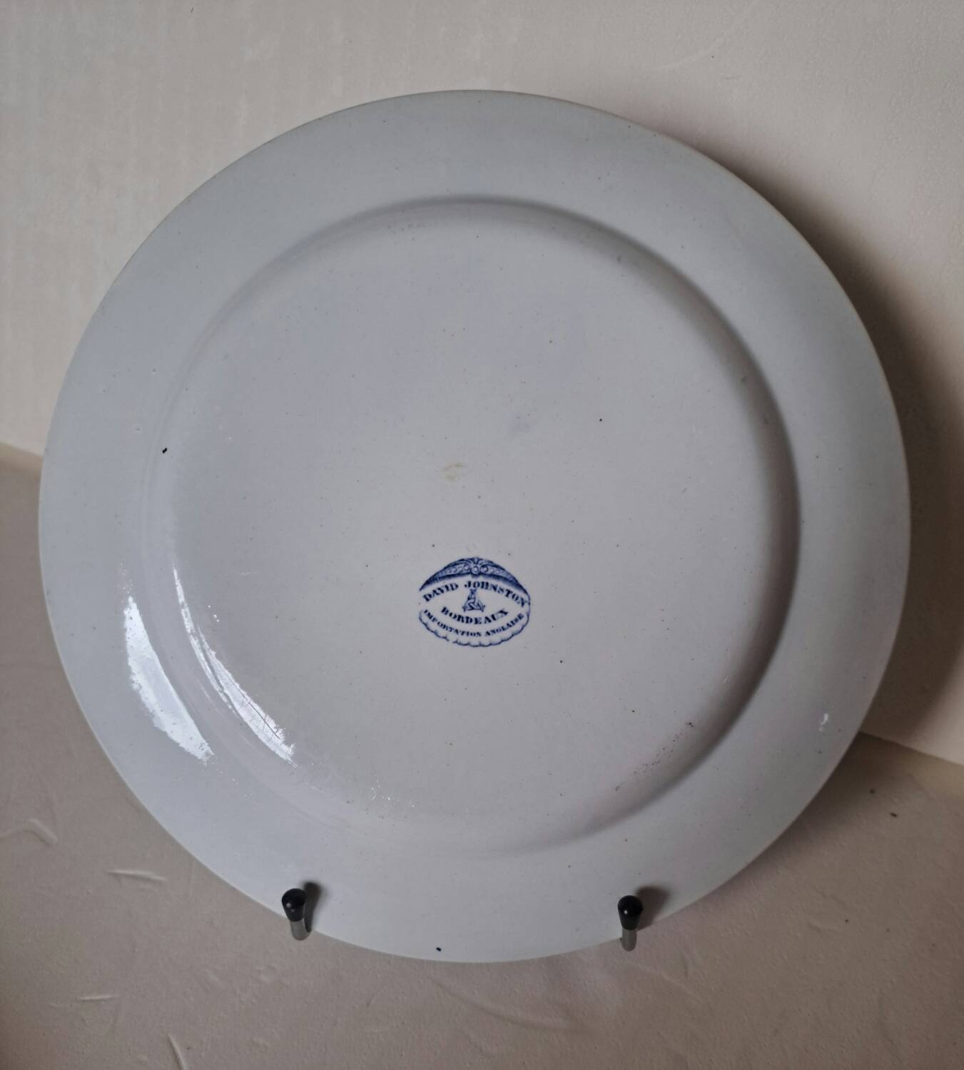 David Johnston Bordeaux Flower Basket Dinner Plate