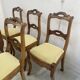 Suite de six chaises de style Louis Philippe en merisier XIX siècle