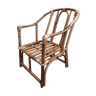 Children's armchair in rattan and bamboo
