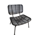 Fauteuil bas en rotin