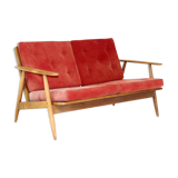 Scandinavian sofa, 2 seats, Sweden, 1950