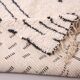 Unique natural wool Moroccan rug 3x2 m