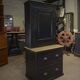 Small 2-drawer fir cabinet 1960
