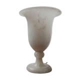 Marble or Alabaster Mid-Century Table Lamp Urn