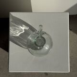 Mini round glass carafe D9 H14.5