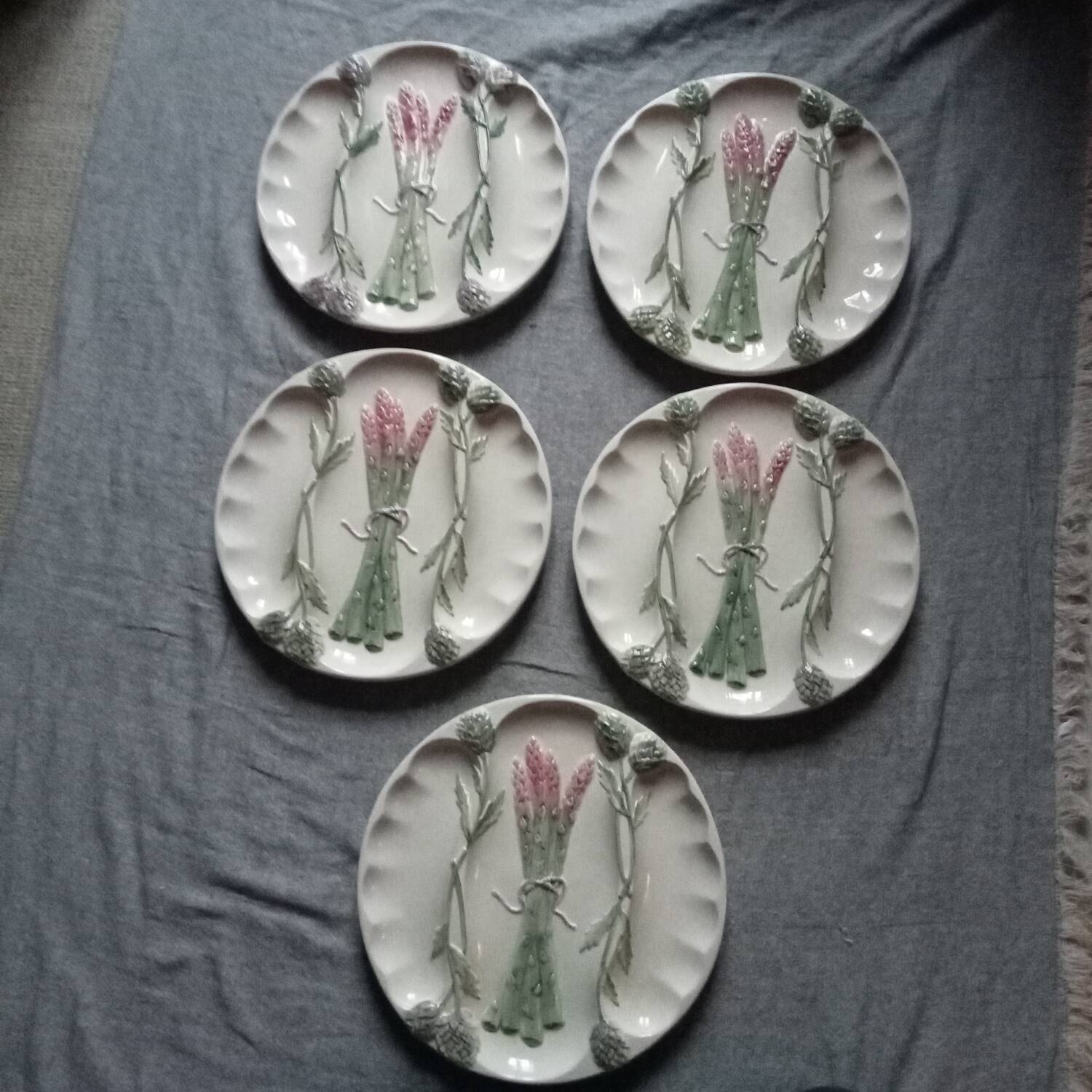 5 asparagus plates