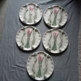5 asparagus plates