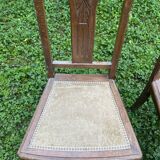 Paire de chaises ancienne en bois