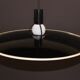 Suspension design en tôle noir et blanc édition Fos