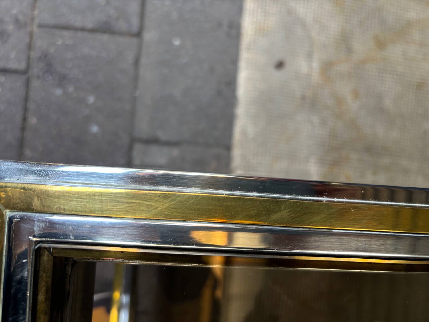 Square coffee table from the 70s