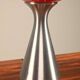 Grande lampe de table de l'ère spatiale avec abat-jour en verre d'Erco