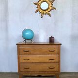 Vintage 1950-foot oak compas DRESSER