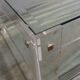 Acrylic and glass coffee table