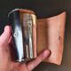 Set of 5 hunting cups – silver-plated with vermeil interior, with case