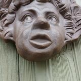 Child's face sculpture