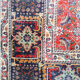 Handmade Persian wool rug 148 cm