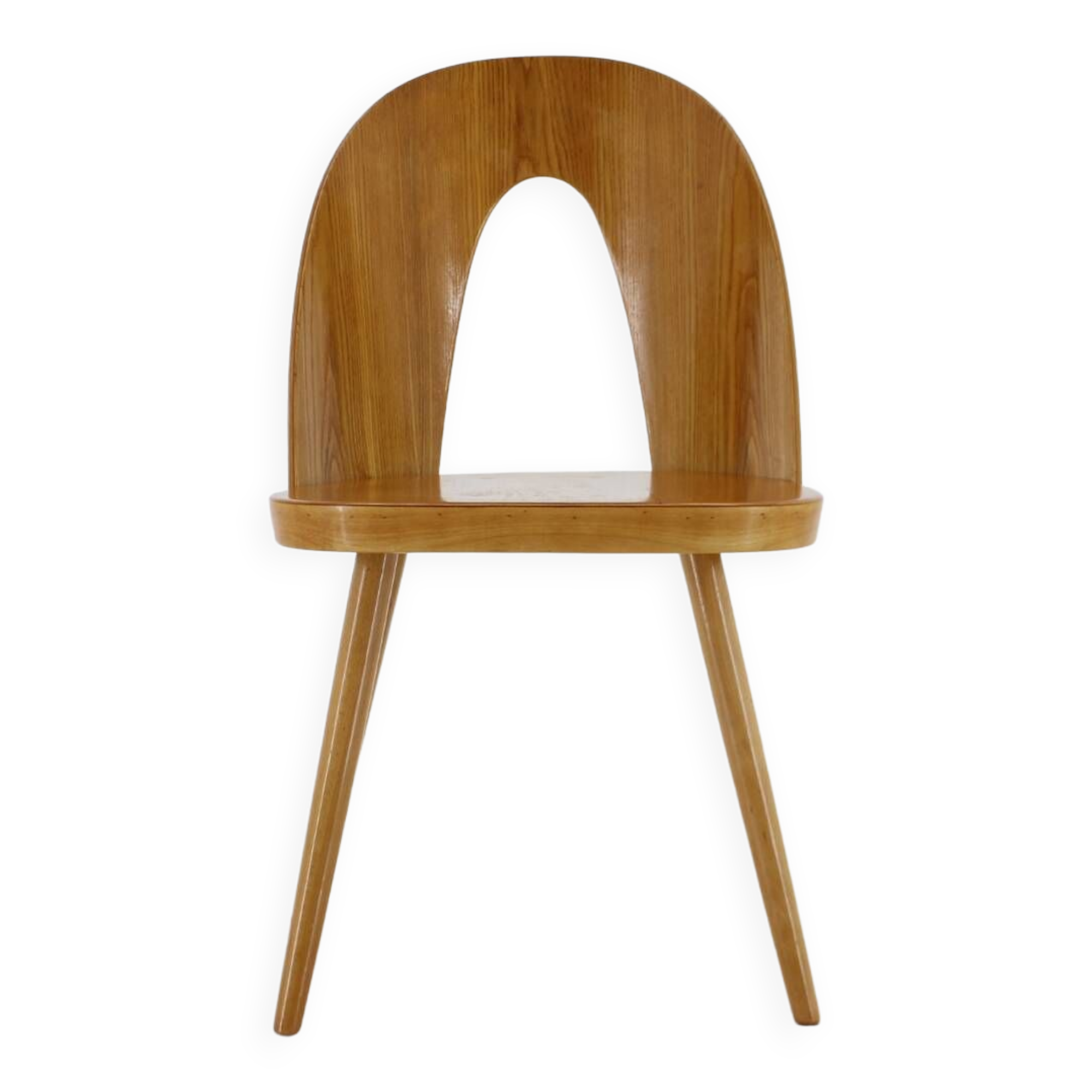1960s Antonin Suman Chair in Walnut ,Czechoslovakia