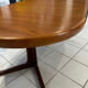 Extensible Baumann teck table vintage 1970