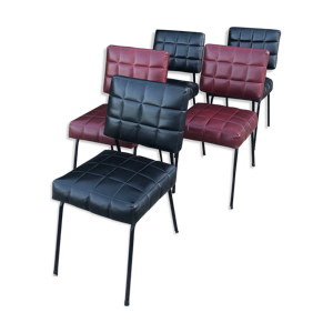 Série de 5 chaises en