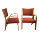 Paire de fauteuils Bow Wood