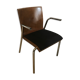 1970-80's vintage office chair chrome and thermomould