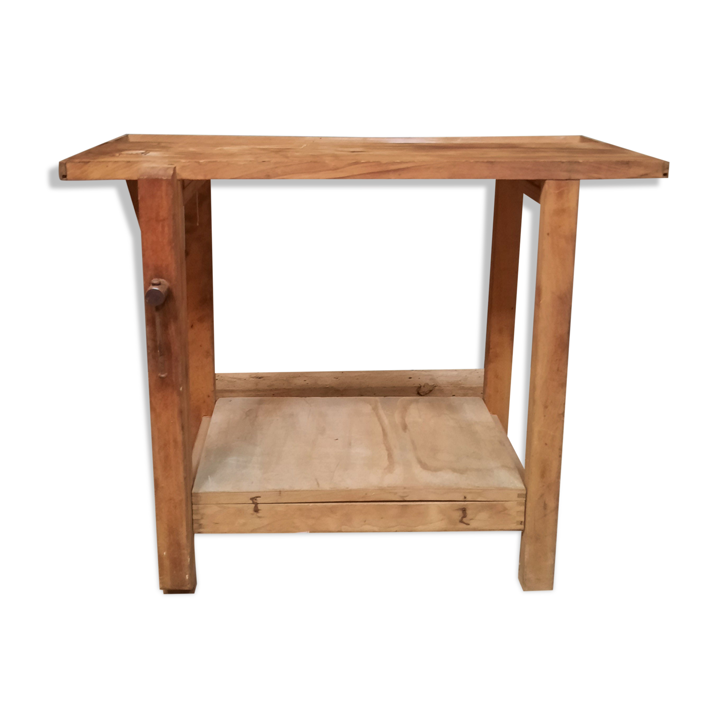 Wooden set for children with tools