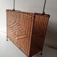 Door vintage rattan magazine
