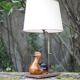 Lampe canard avec abat-jour, lampe à poser, lampe abat-jour, lampe de salon, duck lamp
