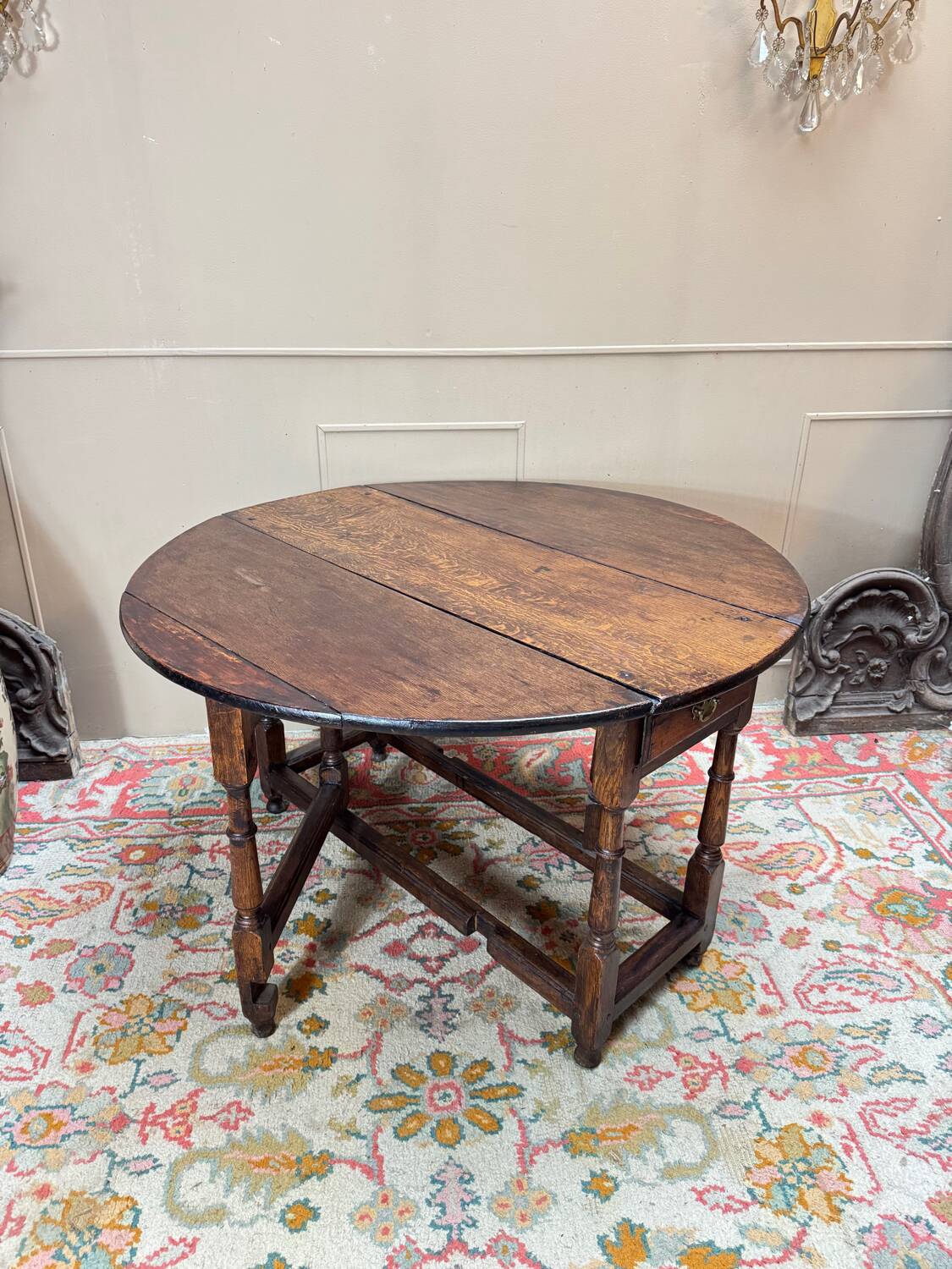 Table à volets dite « gâte leg », angleterre xviii eme siècle