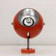 Vintage orange eyeball space age wall Lamp– Louis Poulsen, Denmark 70's