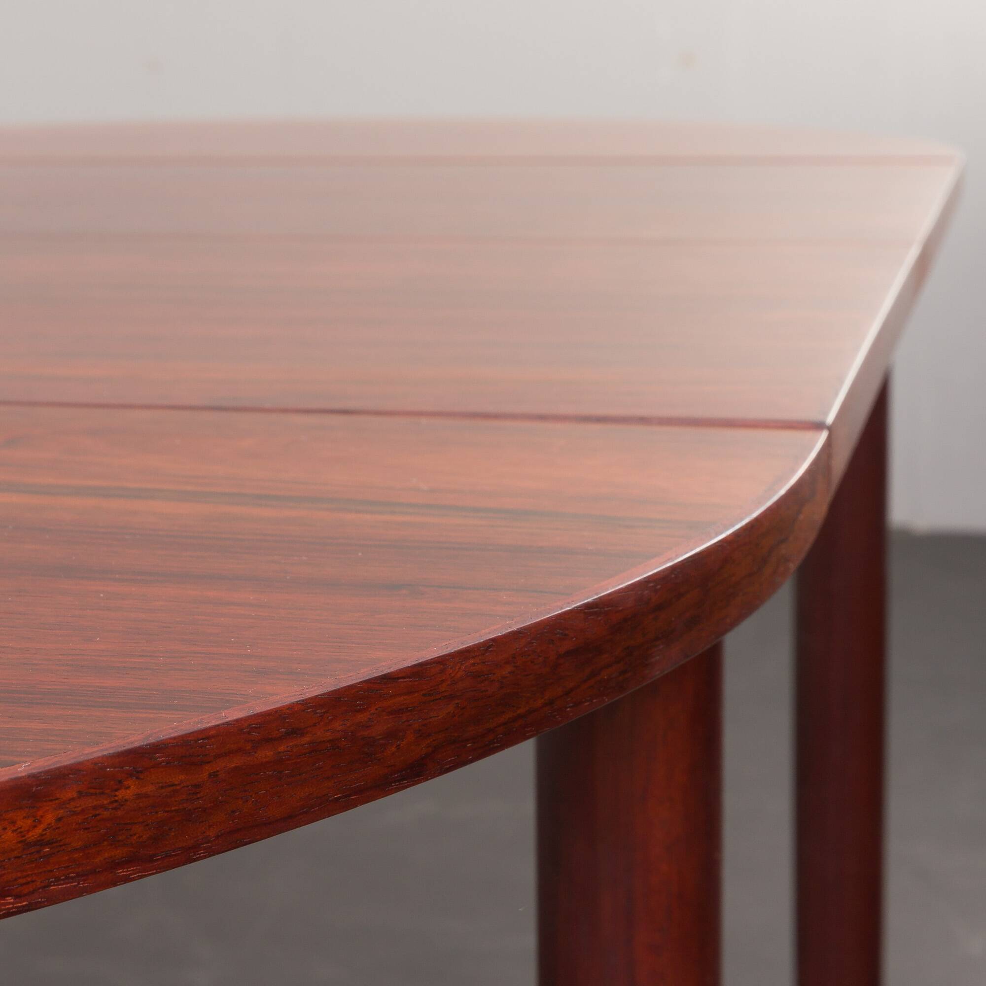 Arne Vodder style rosewood drop-leaf dining table, Denmark, 1960s
