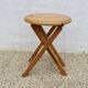 Tabouret pliant dans le style de Roger Tallon ou Adrian Reed, vers 1970