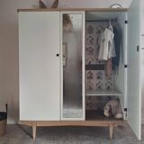 Armoire vintage années 60 relookée