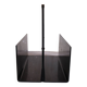 Roche Bobois 70's black plexi magazine rack