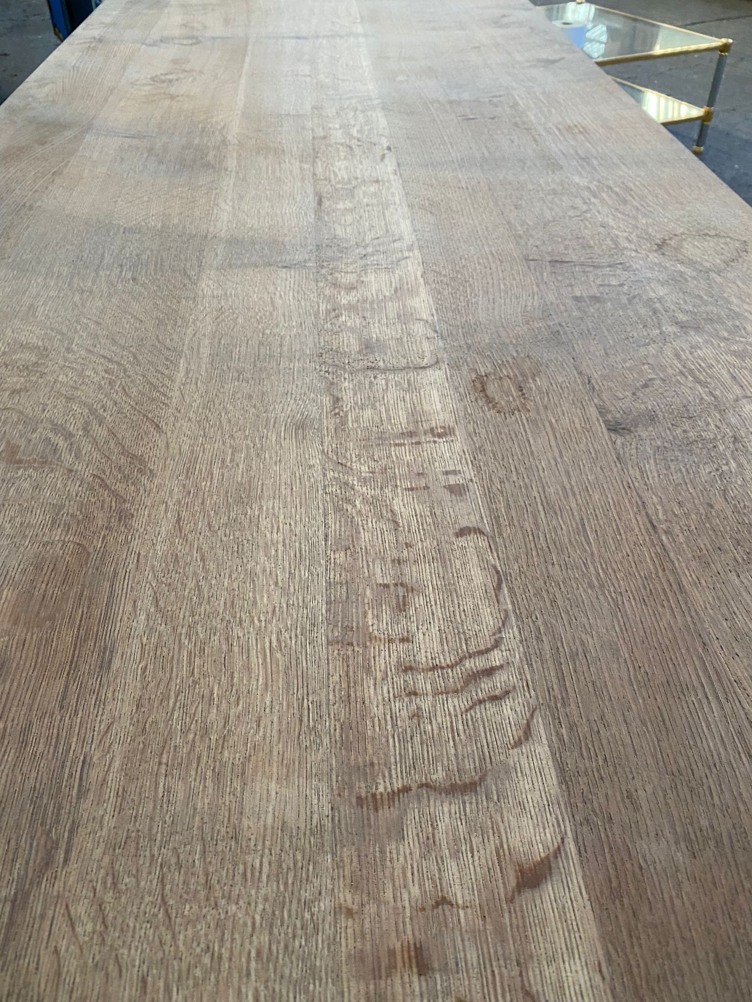 Solid oak monastery table