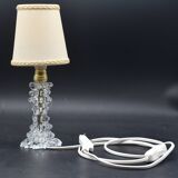 Lampe de table charmante en vase en verre de Murano Rostrato pour Barovier & Toso, années 1940.