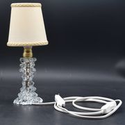 Charming Table Lamp in Rostrato Murano Glass Vase for Barovier & Toso, 1940s