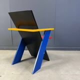 Colourful postmodern armchair, 1980s