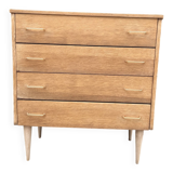 Renovated vintage antique chest of drawers