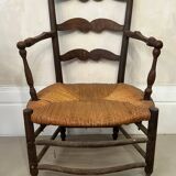 Provençal straw armchair from the 18th century