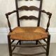 Fauteuil paillé Provençal du XVIII Eme siècle
