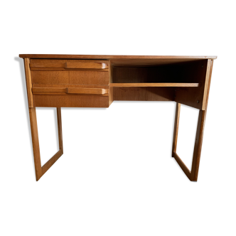 Vintage wooden office of the 50s feet 'traineau'