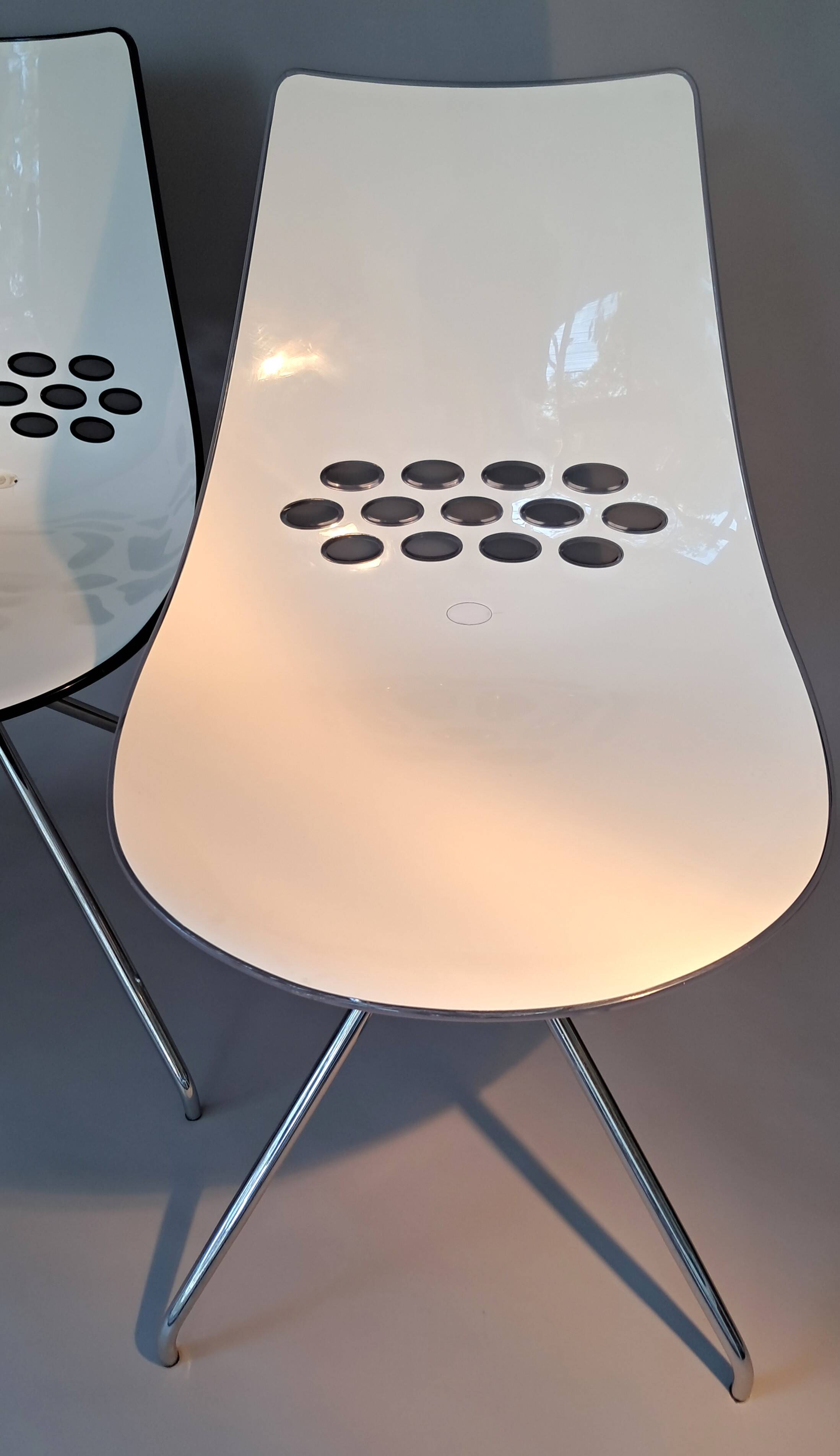 Paire de chaises Calligaris modèle Jam, made in Italy