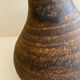 Vase céramique Accolay ocre jaune doré